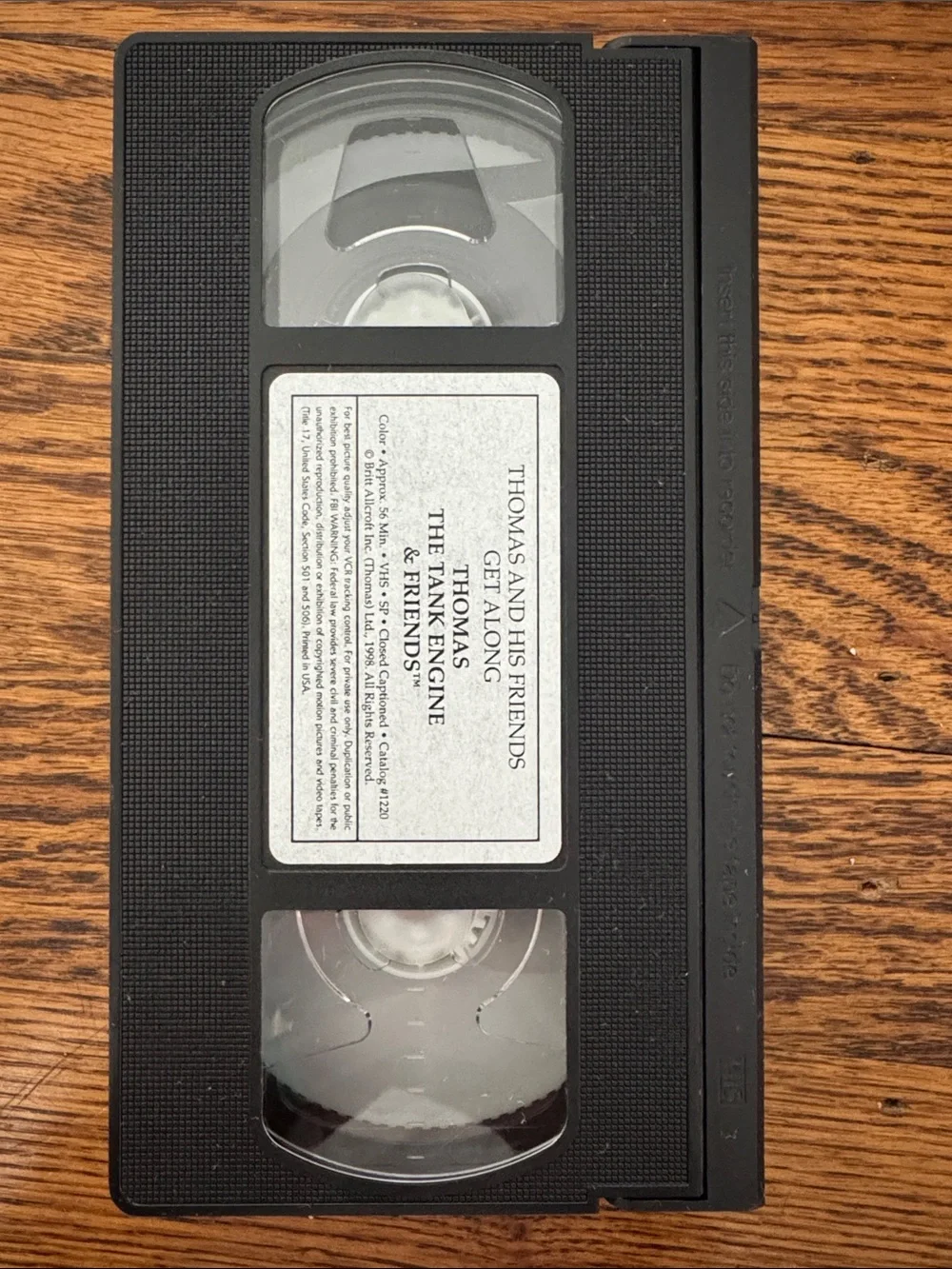 Vintage Thomas the Tank Engine & Friends 3 VHS Lot